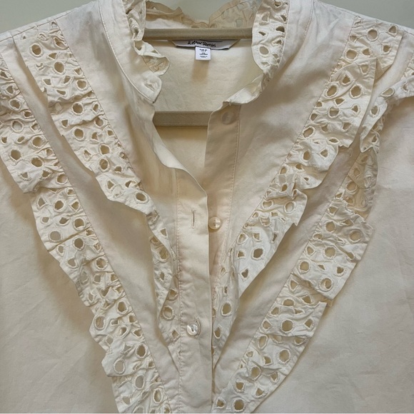 & Other Stories Lace Ruffle Blouse - Picture 2 of 5
